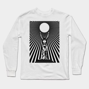 Sun God Illustration Long Sleeve T-Shirt